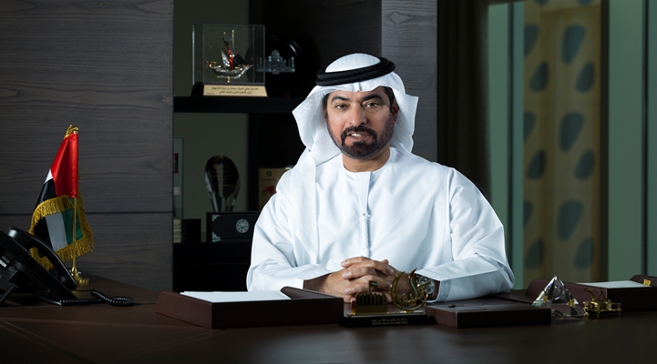  حمدان بن مبارك، يلقي كلمة بمناسبة تخريج متفوقات الإمارات، وزايد، والتقنية  