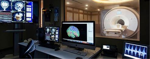 View from the Control Room of the MRI Lab