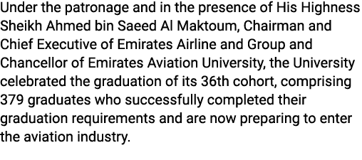 Under the patronage and in the presence of His Highness Sheikh Ahmed bin Saeed Al Maktoum, Chairman and Chief Executi...