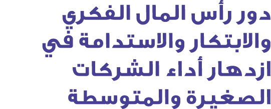 دور رأس المال الفكري والابتكار والاستدامة في ازدهار أداء الشركات الصغيرة والمتوسطة