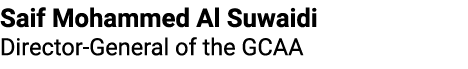 Saif Mohammed Al Suwaidi Director General of the GCAA