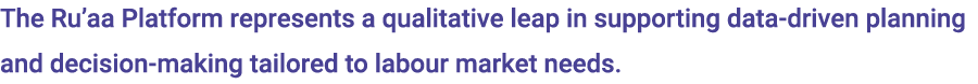 The Ru’aa Platform represents a qualitative leap in supporting data driven planning and decision making tailored to l...