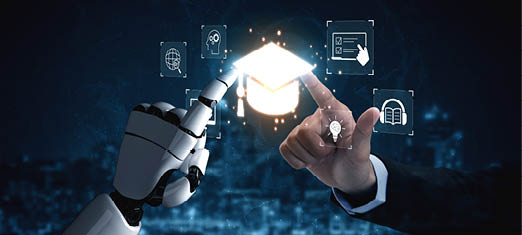 AI assists in online learning, digital education, and virtual classroom by personalizing content, enhancing assessment, and improving interactive education experiences. Vouch