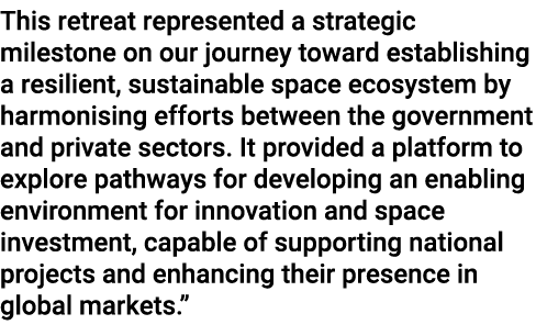 This retreat represented a strategic milestone on our journey toward establishing a resilient, sustainable space ecos...
