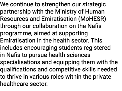 We continue to strengthen our strategic partnership with the Ministry of Human Resources and Emiratisation (MoHESR) t...