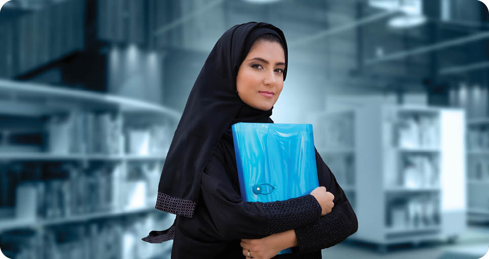 Dubai, UAE - June 28, 2024: Bookcases in the children's library in the Mohammed Bin Rashid Library in Dubai City.