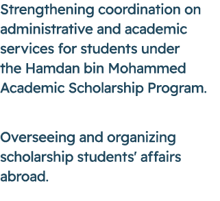 Strengthening coordination on administrative and academic services for students under the Hamdan bin Mohammed Academi...